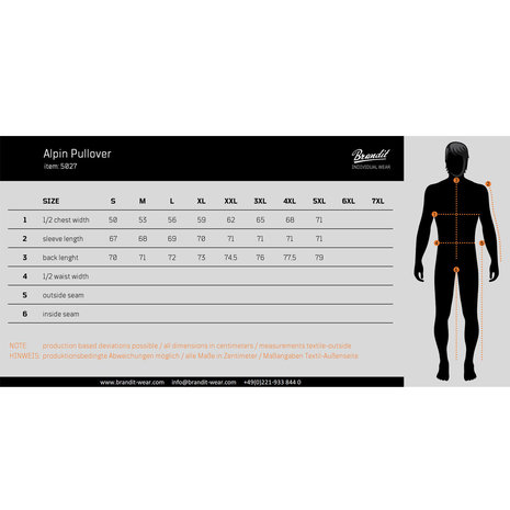 Brandit Alpin Pullover Antraciet Sweater Heren Brandit Alpin Pullover Antraciet Sweater Heren