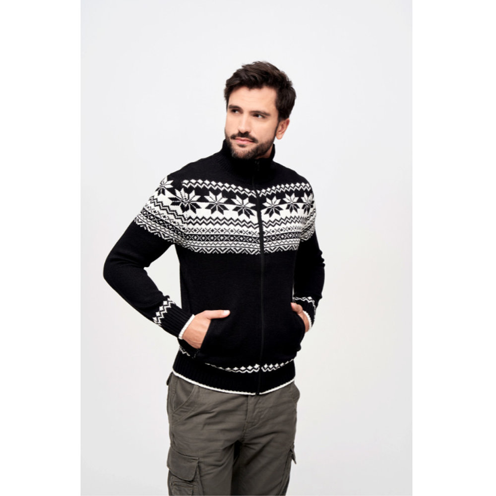 Brandit Cardigan Zwart Noors Vest Heren Brandit Cardigan Zwart Noors Vest Heren