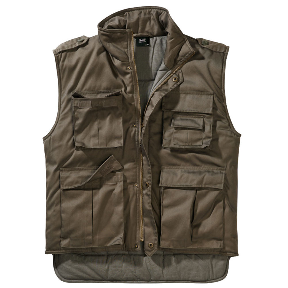 Brandit Ranger Vest Olijf Bodywarmer Heren Brandit Ranger Vest Olijf Bodywarmer Heren