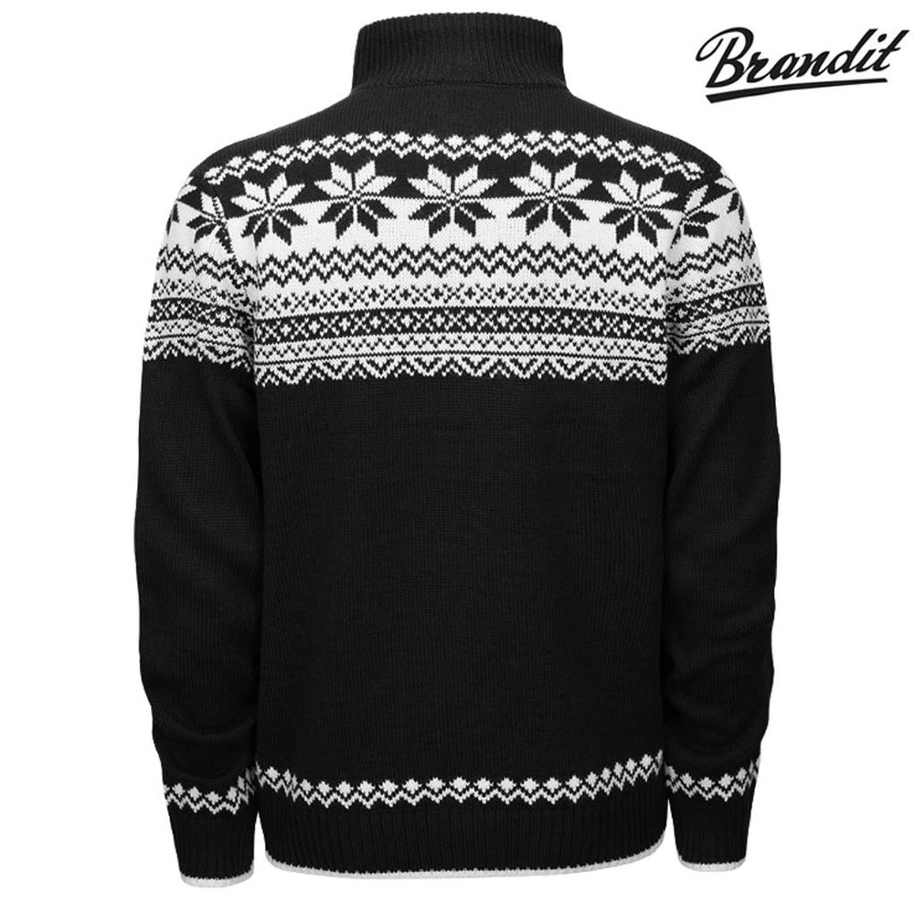 Brandit Troyer Zwart Noorse Trui Heren
