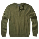 Brandit Army Pullover Olive Sweater Heren Brandit Army Pullover Olive Sweater Heren
