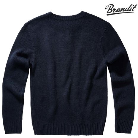 Brandit Army Pullover Navy Sweater Heren Brandit Army Pullover Navy Sweater Heren