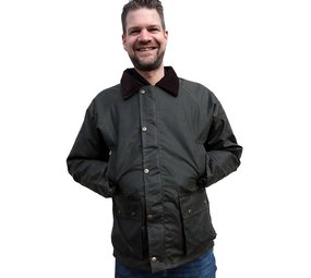 Hunter Outdoor Horseman Groen Waxjas Hunter Outdoor Horseman Groen Waxjas