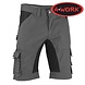 4WORK Marbella Short TCX Korte Werkbroek Grijs Heren 4WORK Marbella Short TCX Korte Werkbroek Grijs Heren