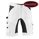 4WORK Marbella Short TCX Korte Werkbroek Wit Heren 4WORK Marbella Short TCX Korte Werkbroek Wit Heren