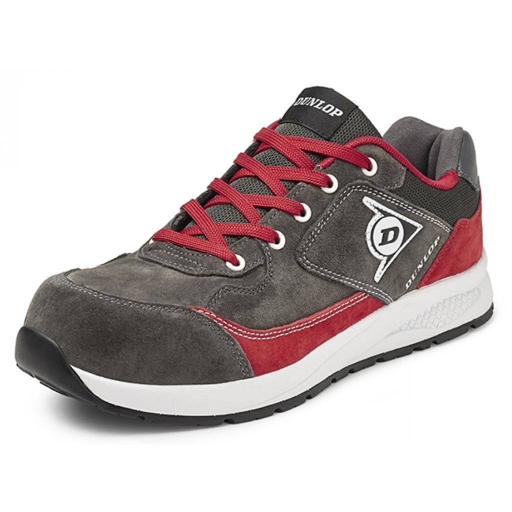 Dunlop shoes - Flying luka dunlop S3 rood/grijs