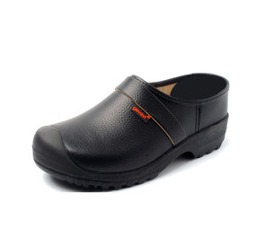 Gevavi 1230 Zwart Gesloten PU SB Klompen Gevavi 1230 Zwart Gesloten PU SB Klompen