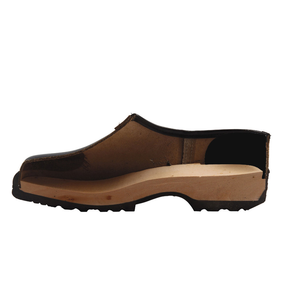 Gevavi 1230 Zwart Gesloten PU SB Klompen Gevavi 1230 Zwart Gesloten PU SB Klompen