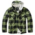 Lumberjacket Hooded Zwart-Olijf Vest Heren Lumberjacket Hooded Zwart-Olijf Vest Heren