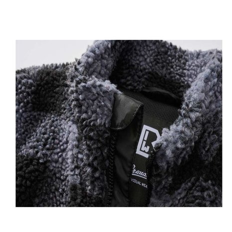 Brandit Teddyfleece Zwart-Grijs Bodywarmer Heren Brandit Teddyfleece Zwart-Grijs Bodywarmer Heren