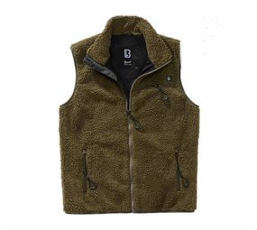 Brandit Teddyfleece Olijf Bodywarmer Heren Brandit Teddyfleece Olijf Bodywarmer Heren