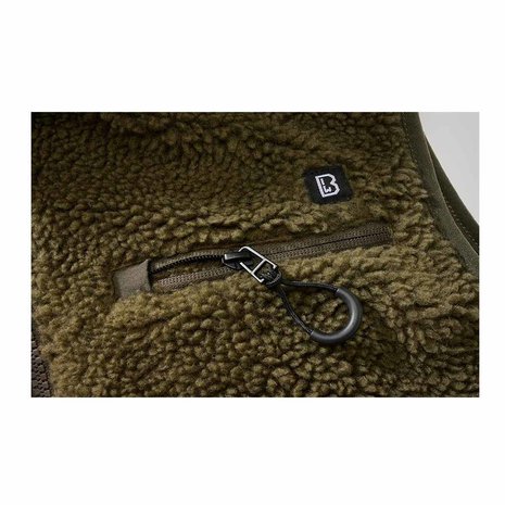 Brandit Teddyfleece Olijf Bodywarmer Heren Brandit Teddyfleece Olijf Bodywarmer Heren