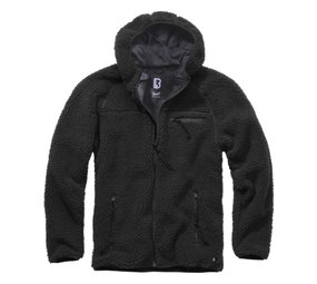 Brandit Teddyfleece Worker Zwart Jas Heren