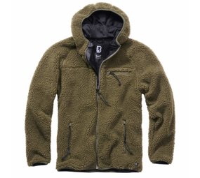 Brandit Teddyfleece Worker Olijf Jas Heren Brandit Teddyfleece Worker Olijf Jas Heren