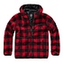 Teddyfleece Worker Rood-Zwart jacket Heren Teddyfleece Worker Rood-Zwart jacket Heren