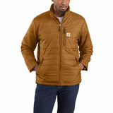 Carhartt Rain Defender Lightweight Insulated Bruin Jas Heren Carhartt Rain Defender Lightweight Insulated Bruin Jas Heren