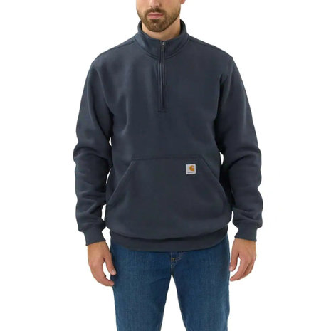 Carhartt Quarter-Zip New Navy Sweatshirt Heren Carhartt Quarter-Zip New Navy Sweatshirt Heren