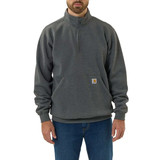 Carhartt Quarter-Zip Carbon Heather Sweatshirt Heren Carhartt Quarter-Zip Carbon Heather Sweatshirt Heren