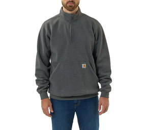 Carhartt Quarter-Zip Carbon Heather Sweatshirt Heren