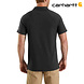 Carhartt Force Cotton Delmont Pocket Black Polo Heren Carhartt Force Cotton Delmont Pocket Black Polo Heren