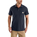 Carhartt Force Cotton Delmont Pocket Navy Polo Heren Carhartt Force Cotton Delmont Pocket Navy Polo Heren