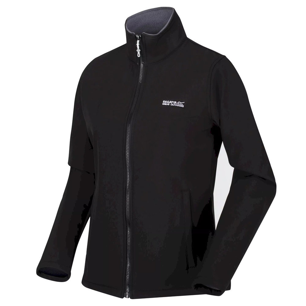 Regatta Connie V Black Softshell Jas Dames Regatta Connie V Black Softshell Jas Dames