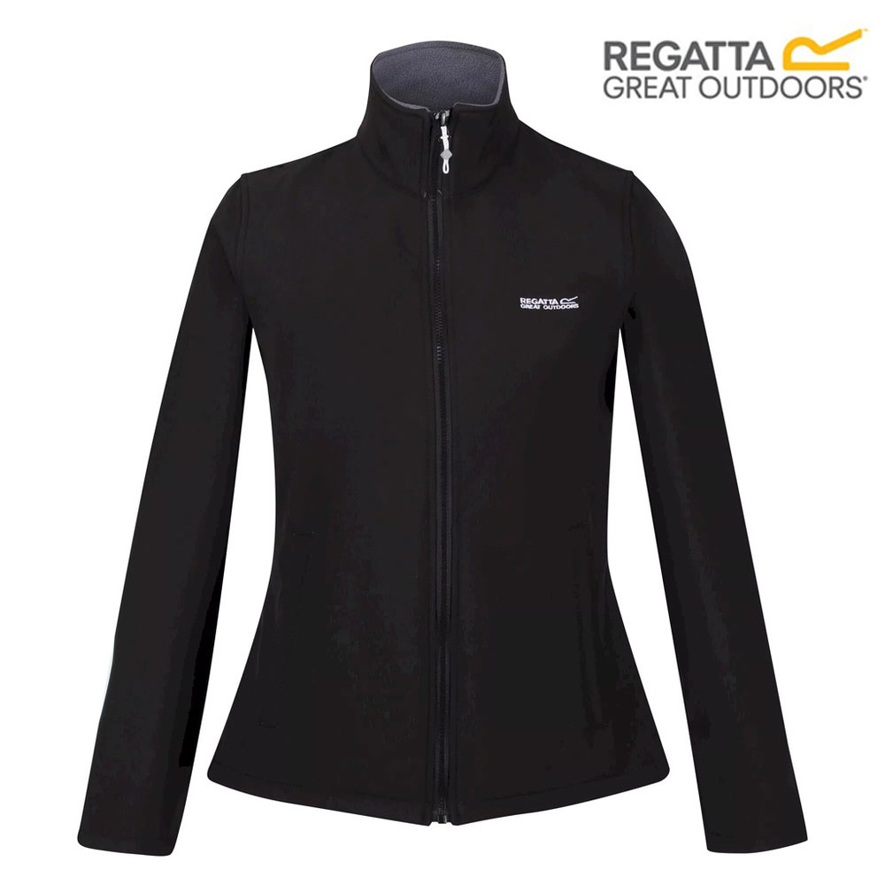 Regatta Connie V Black Softshell Jas Dames Regatta Connie V Black Softshell Jas Dames