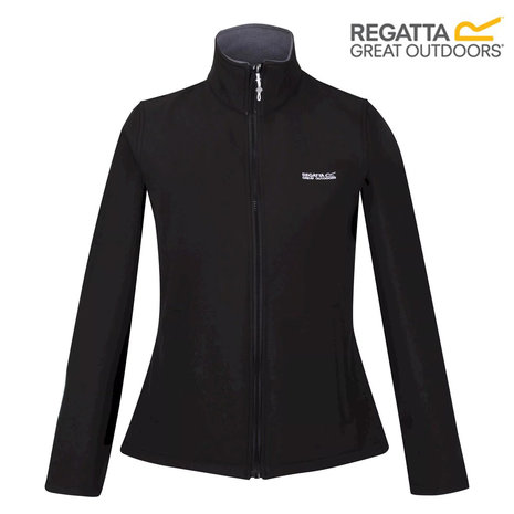 Regatta Connie V Black Softshell Jas Dames Regatta Connie V Black Softshell Jas Dames