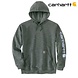 Carhartt Sleeve Logo Elm Space Dye Hooded Sweatshirt Heren Carhartt Sleeve Logo Elm Space Dye Hooded Sweatshirt Heren