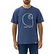 Carhartt Graphic Scout Blue Heather T-Shirt Heren Carhartt Graphic Scout Blue Heather T-Shirt Heren