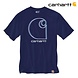 Carhartt Graphic Scout Blue Heather T-Shirt Heren Carhartt Graphic Scout Blue Heather T-Shirt Heren