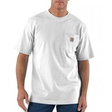 Carhartt Dearborn Pocket Shortsleeve White T-Shirt Heren Carhartt Dearborn Pocket Shortsleeve White T-Shirt Heren