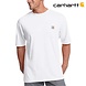 Carhartt Dearborn Pocket Shortsleeve White T-Shirt Heren Carhartt Dearborn Pocket Shortsleeve White T-Shirt Heren