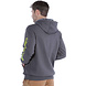 Carhartt Sleeve Logo Jasper Heather Hooded Sweatshirt Heren Carhartt Sleeve Logo Jasper Heather Hooded Sweatshirt Heren
