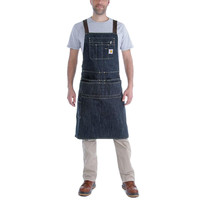 Carhartt Denim Apron Dark Blue Ridge BBQ  Schort