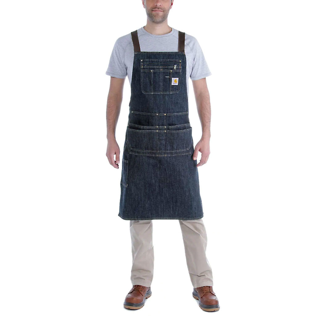 Denim Apron Dark Blue Ridge BBQ Schort