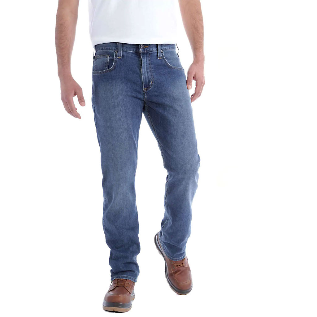Carhartt Rugged Flex Relaxed Straight Jean 102804-Jeans blauw-W32/L32