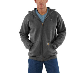 Carhartt Midweight Zip Hooded Carbon Heather Sweatshirt Heren