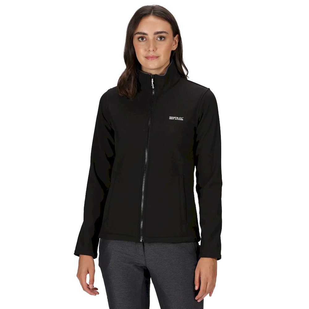 Regatta Connie V Black Softshell Jas Dames Regatta Connie V Black Softshell Jas Dames