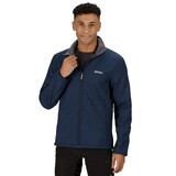Regatta Cera V Navy Marl Softshell Jas Heren Regatta Cera V Navy Marl Softshell Jas Heren