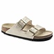Birkenstock Arizona Shiny Python Eggshell Slippers Birkenstock Arizona Shiny Python Eggshell Slippers
