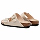 Birkenstock Arizona Shiny Python Eggshell Slippers Birkenstock Arizona Shiny Python Eggshell Slippers