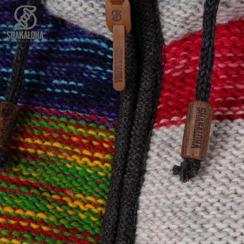 Shakaloha Revpatch Zip Hood Cool Multi Nepal Vest Dames