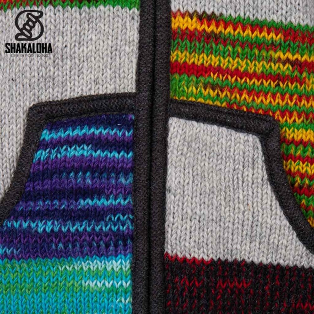 Shakaloha Patch Zip Hood Cool Multi Vest Dames Shakaloha Patch Zip Hood Cool Multi Vest Dames