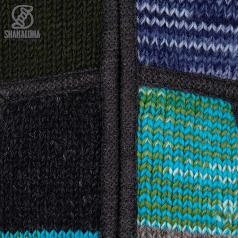 Shakaloha Midipatch Ziphood Moss Multi Vest Heren Shakaloha Midipatch Ziphood Moss Multi Vest Heren