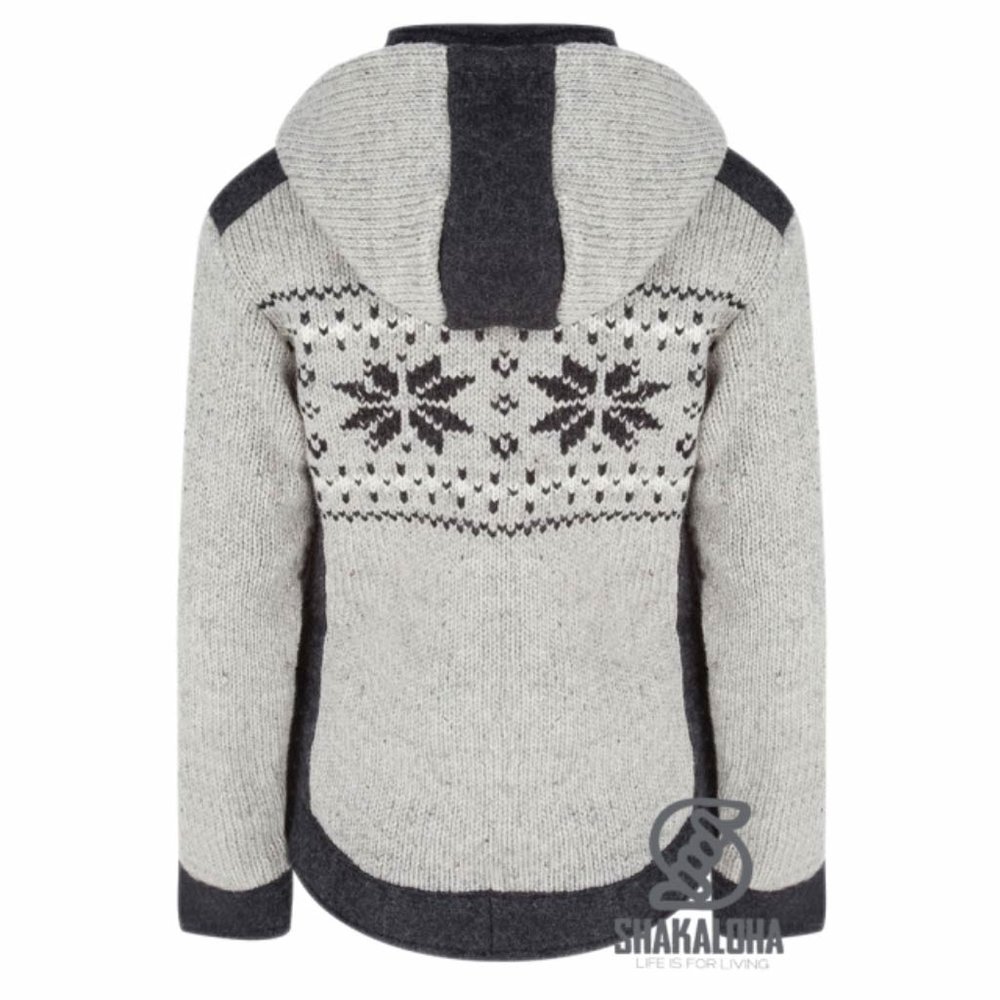 Shakaloha Jigsaw Zip Hood Grey Nepal Vest Dames Shakaloha Jigsaw Zip Hood Grey Nepal Vest Dames