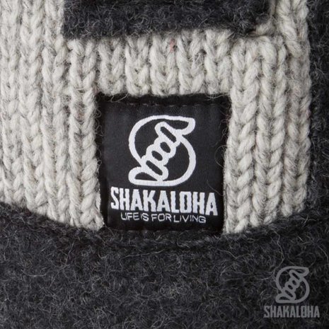 Shakaloha Jigsaw Zip Hood Grey Nepal Vest Dames Shakaloha Jigsaw Zip Hood Grey Nepal Vest Dames