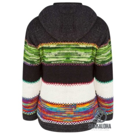 Shakaloha Paisly Antraciet Multi Nepal Vest Dames Shakaloha Paisly Antraciet Multi Nepal Vest Dames