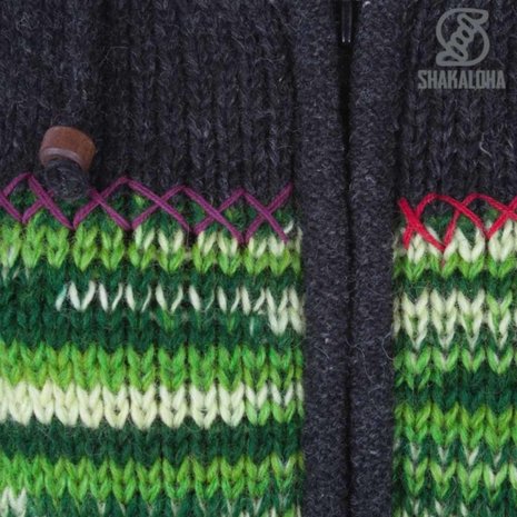 Shakaloha Paisly Antraciet Multi Nepal Vest Dames Shakaloha Paisly Antraciet Multi Nepal Vest Dames