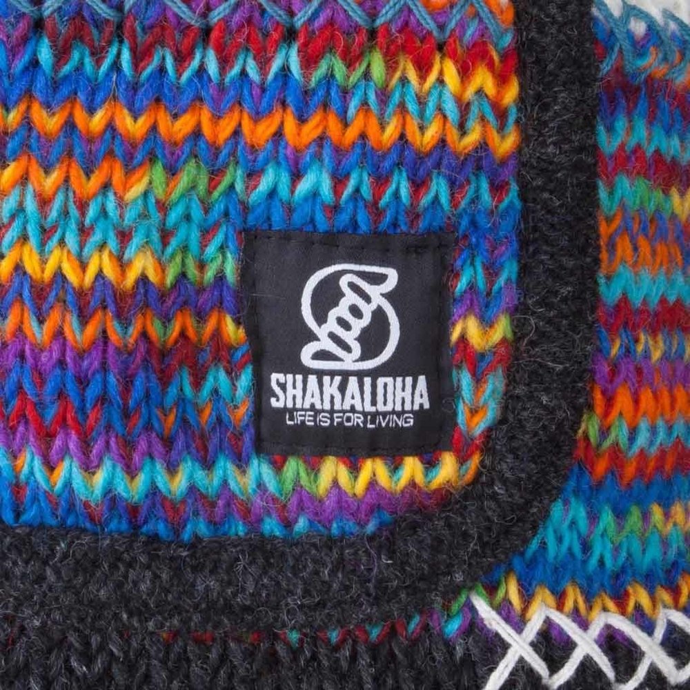 Shakaloha Paisly Antraciet Multi Nepal Vest Dames Shakaloha Paisly Antraciet Multi Nepal Vest Dames